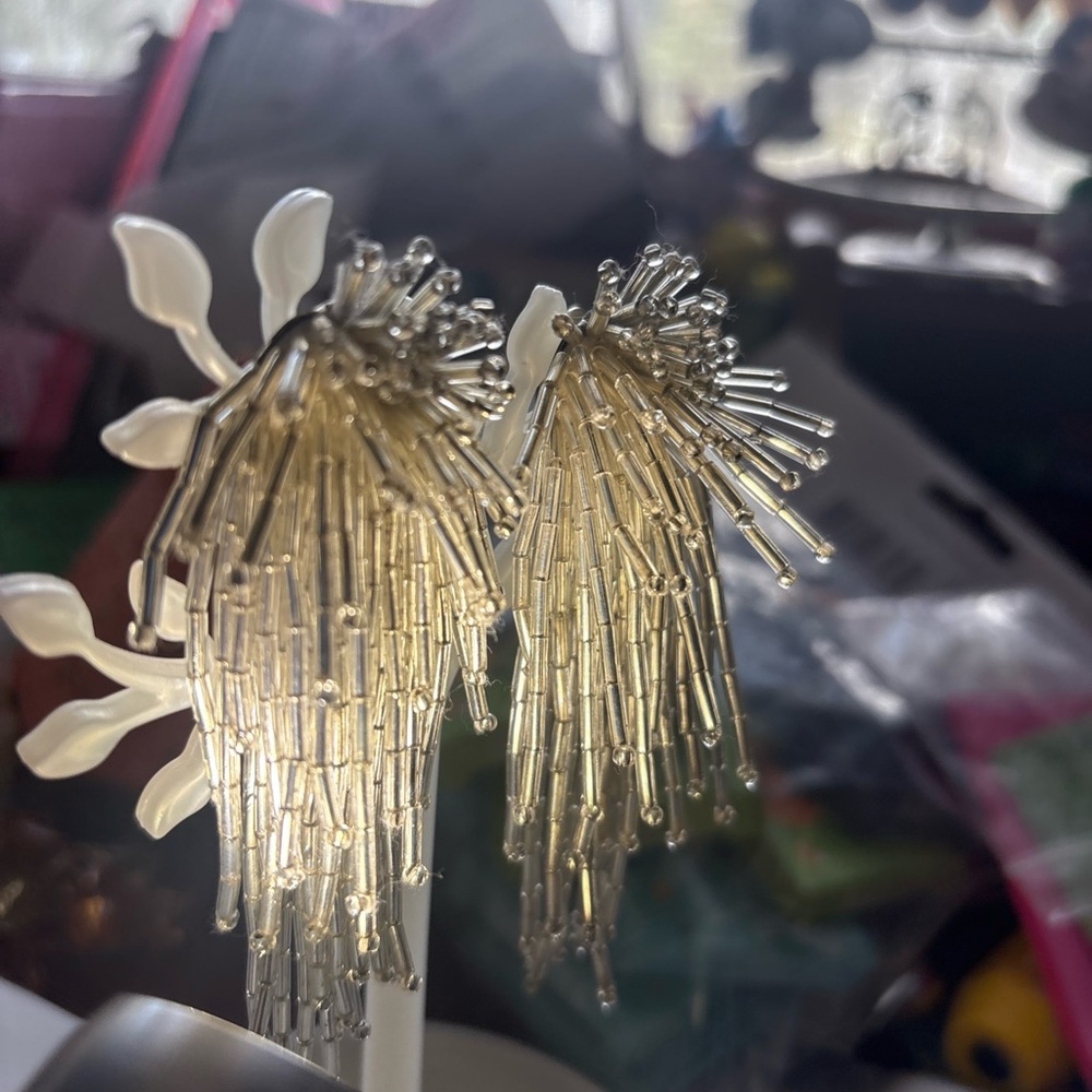 Chic Gold Fringe Earrings